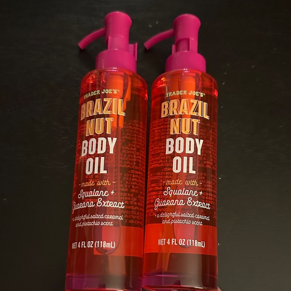 2 Trader Joe’s Brazil Nut Body Oil bundle